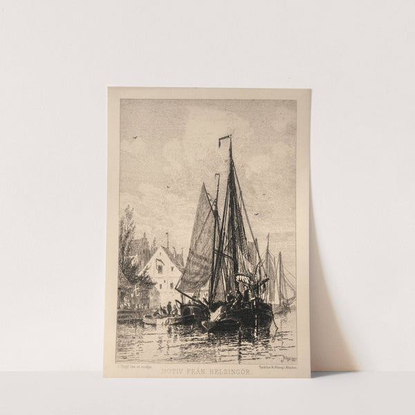 Motif from Helsingør (1885) by Jacob Hägg