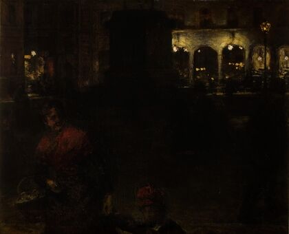 Motif from the Wittelsbachs’ Square in Munich (1890)