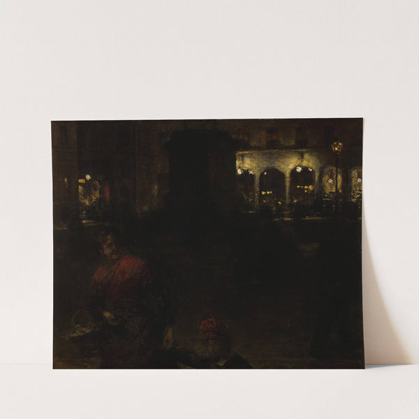 Motif from the Wittelsbachs’ Square in Munich (1890) by Aleksander Gierymski