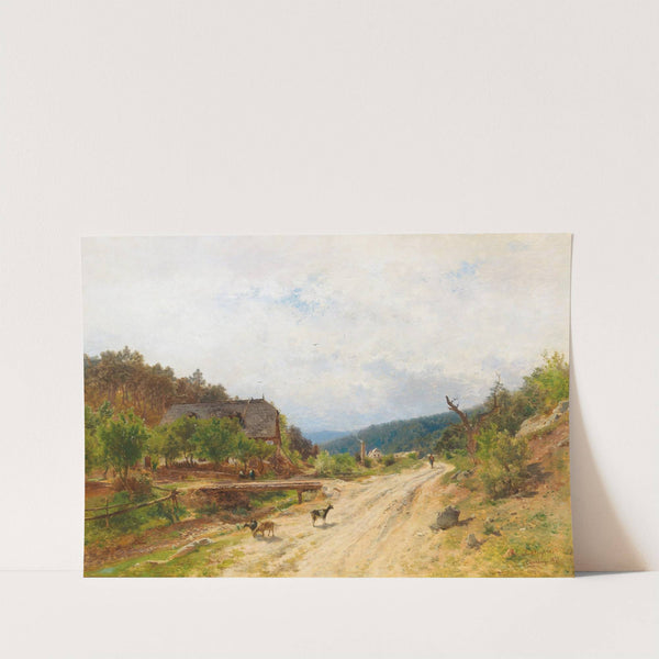 Motif of Emmerberg by Eduard Peithner von Lichtenfels