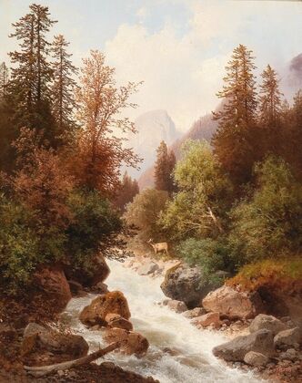 Motif Of The Ramsau Near Lofer