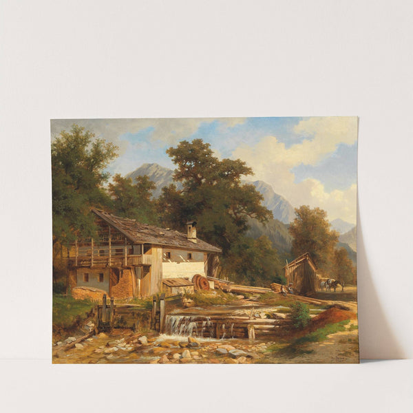 Motif of Tyrol by the Achensee by Hugo Darnaut