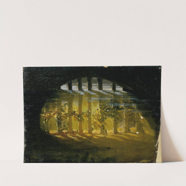 Motiv aus dem Hellbrunner Schloßpark by Hans Makart