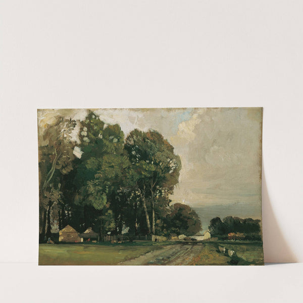 Motiv aus dem Prater – Krieau by Emil Jakob Schindler