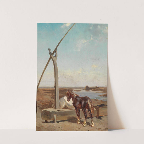 Motiv aus der Puszta by August von Pettenkofen