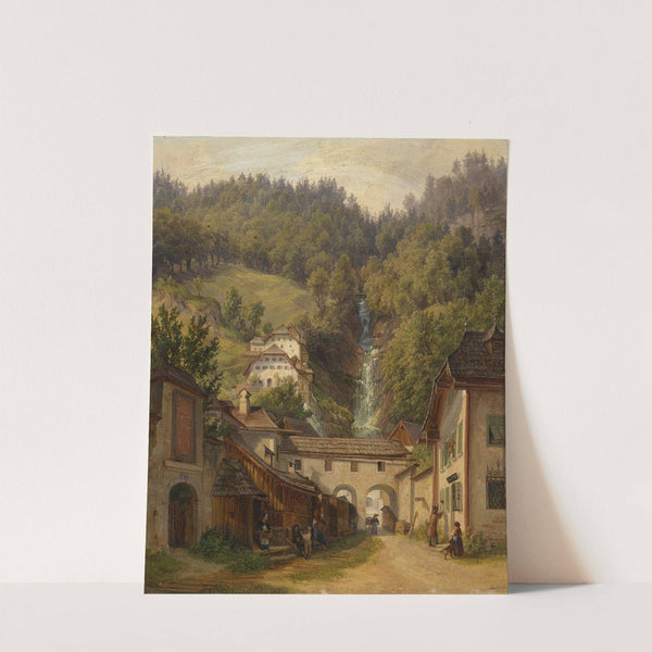 Motiv aus Hallstatt by Anton Schiffer