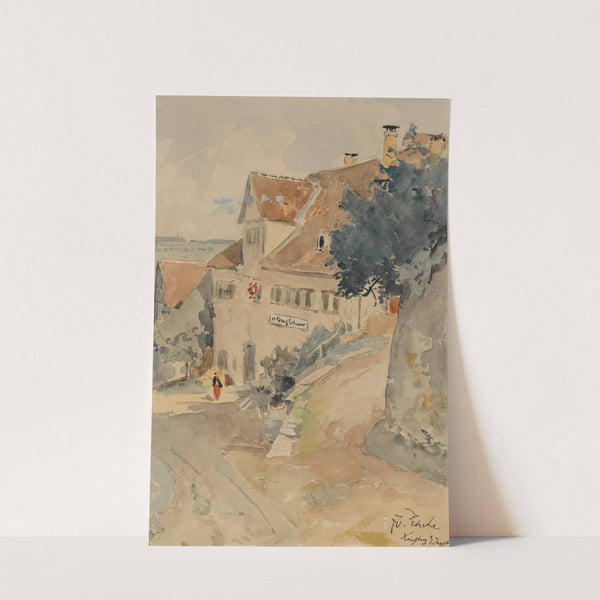 Motiv aus Kirchberg an der Jagst by Eduard Zetsche