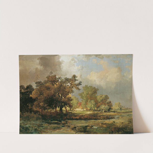 Motiv aus Oosterhout in Holland by Remigius Adrianus van Haanen