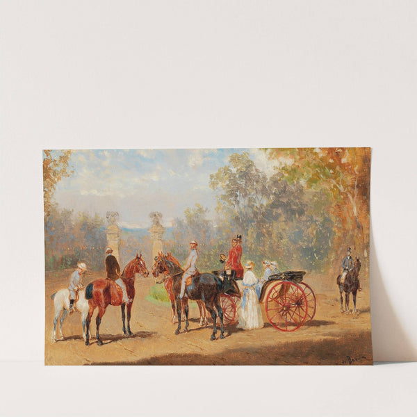 Motiv Aus Schönbrunn Bei Wien by Alexander Von Bensa