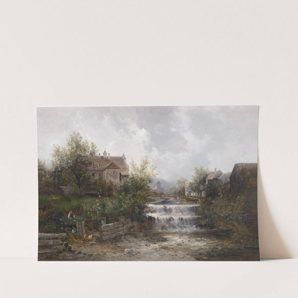 Motiv aus Zell an der Ybbs by Emil Barbarini