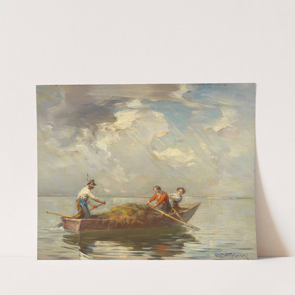 Motiv vom Chiemsee by Joseph Wopfner