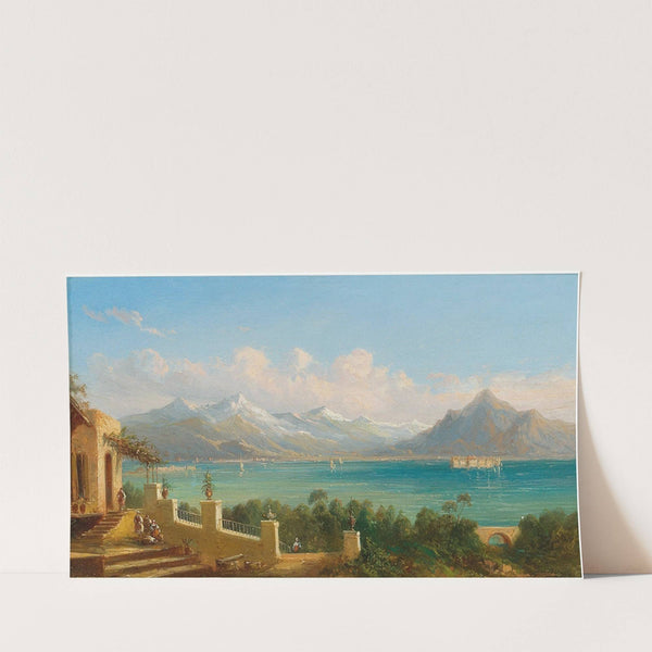 Motiv vom Lago Maggiore by Ferdinand Bonheur