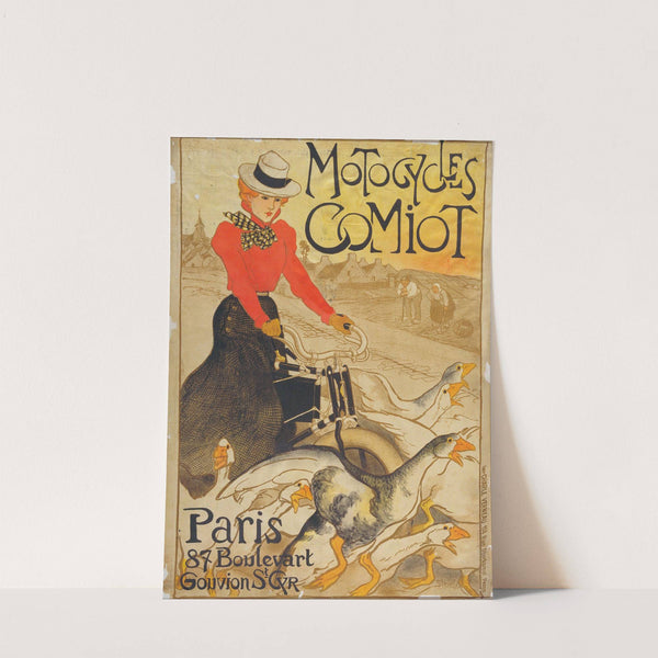 Motocycles Comiot by Théophile Alexandre Steinlen