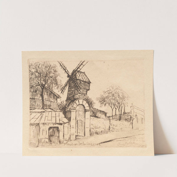 Moulin de la Galette (c. 1910-20) by Eugène Delâtre