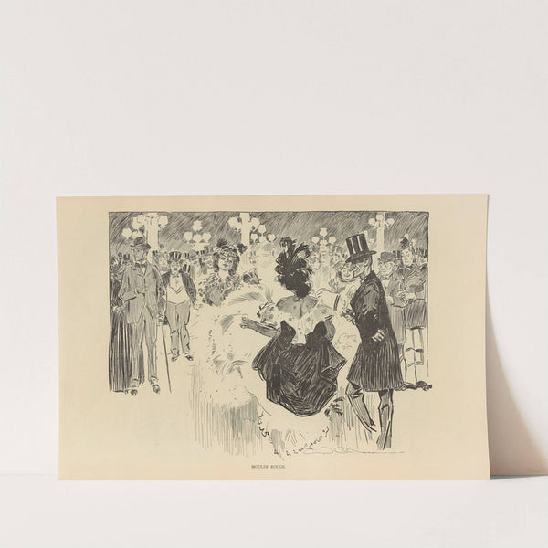 Moulin Rouge (1893-1900) by Charles Dana Gibson
