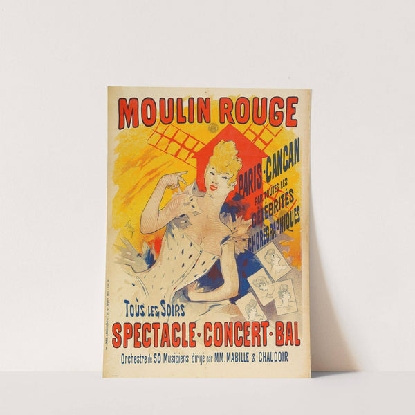 Moulin Rouge, Paris-Cancan by Jules Chéret