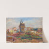 Moulin sur la colline de Montmartre by Pierre-Auguste Renoir