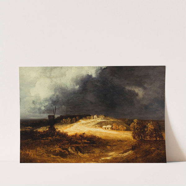 Moulins à Montmartre. (1830) by Georges Michel