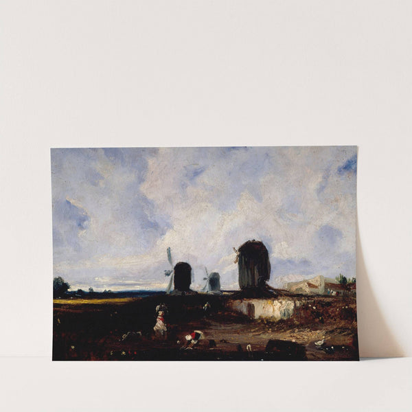 Moulins près de la Glacière (1820) by Paul Huet