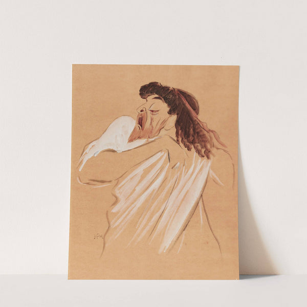 Mounet-Sully déclamant by Georges Goursat (Sem)