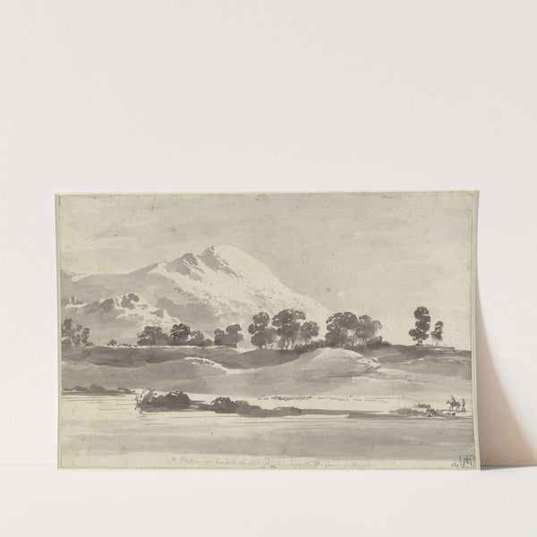 Mount Cairo from across the Melfa River by Jean-Jacques de Boissieu