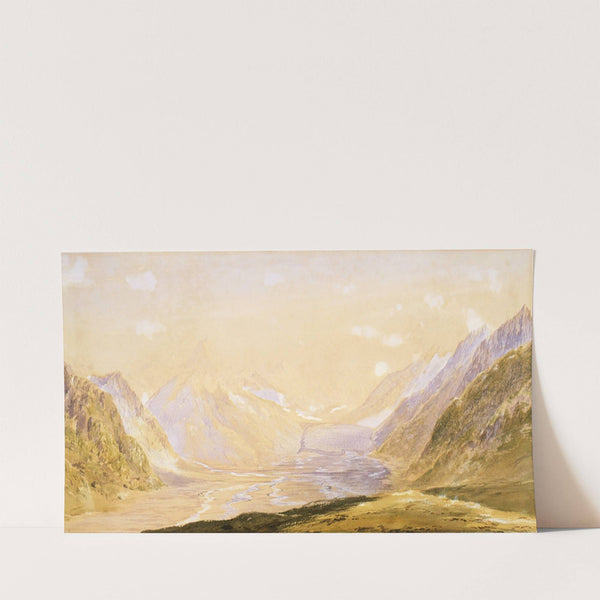 Mount Cook and the Tasman Glacier (1870s) by John Gully