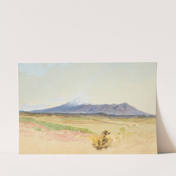 Mount Egmont and Pouakai, from New Plymouth by James Crowe Richmond