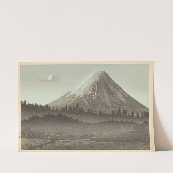 Mount Fuji seen near Tamaho, Night by Takahashi Hiroaki