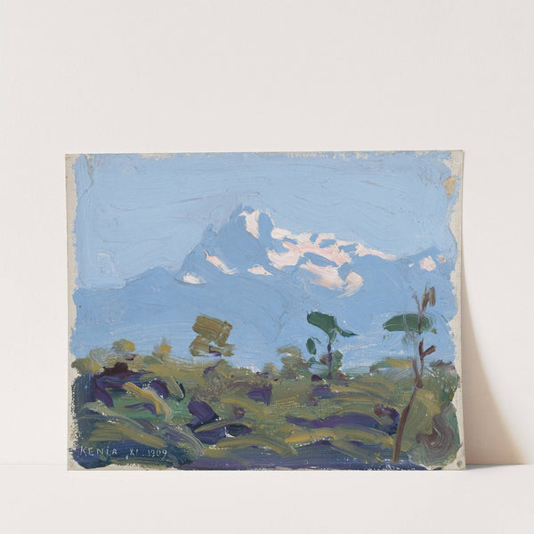 Mount Kenya (1909 - 1910) by Akseli Gallen-Kallela
