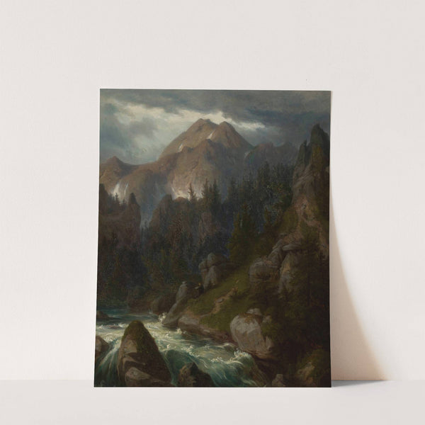 Mount Pyszna in the Tatra Mountains by Alfred Schouppé