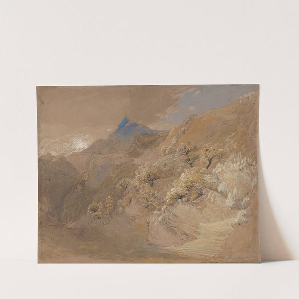 Mount Siabod from Tyn-y-Coed near Capel Curig by Samuel Palmer