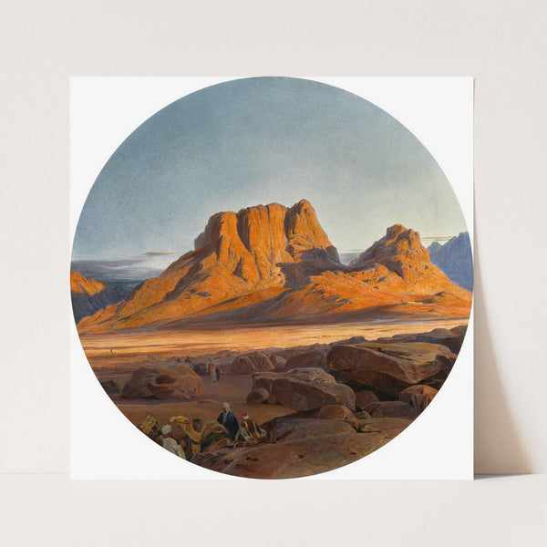 Mount Sinai (1853) by Edward Lear