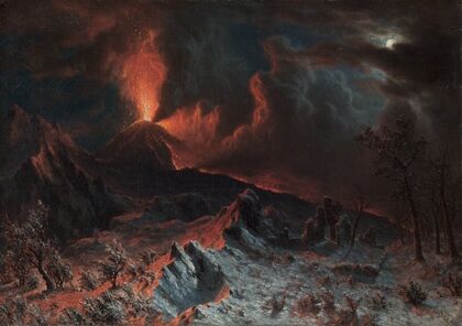 Mount Vesuvius at Midnight (1868)