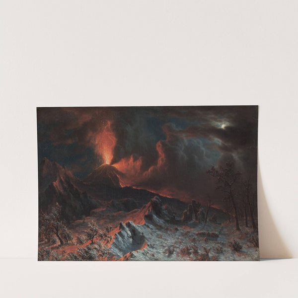 Mount Vesuvius at Midnight (1868) by Albert Bierstadt