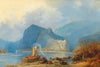 Mountain lake in the Caucasus
