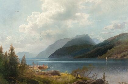 Mountain Lake, Sagne Fjord, Norway
