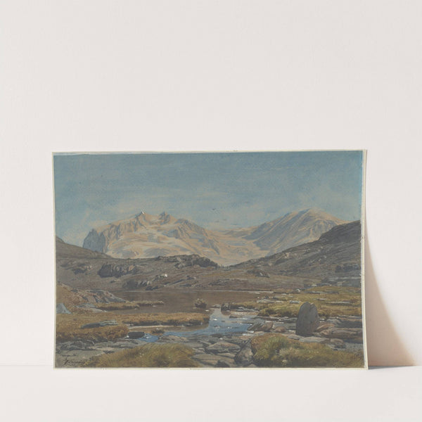 Mountain Landscape (c. 1865) by Francois-Louis Français