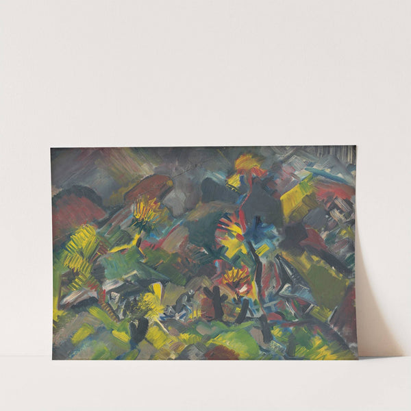 Mountain Landscape by Arnold Peter Weisz-Kubínčan