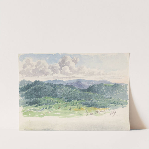 Mountain Landscape by Friedrich Carl von Scheidlin