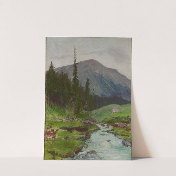 Mountain landscape (circa 1903) by Władysław Ślewiński