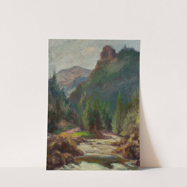 Mountain landscape (circa 1907) by Władysław Ślewiński