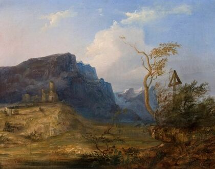 Mountain landscape — size preview