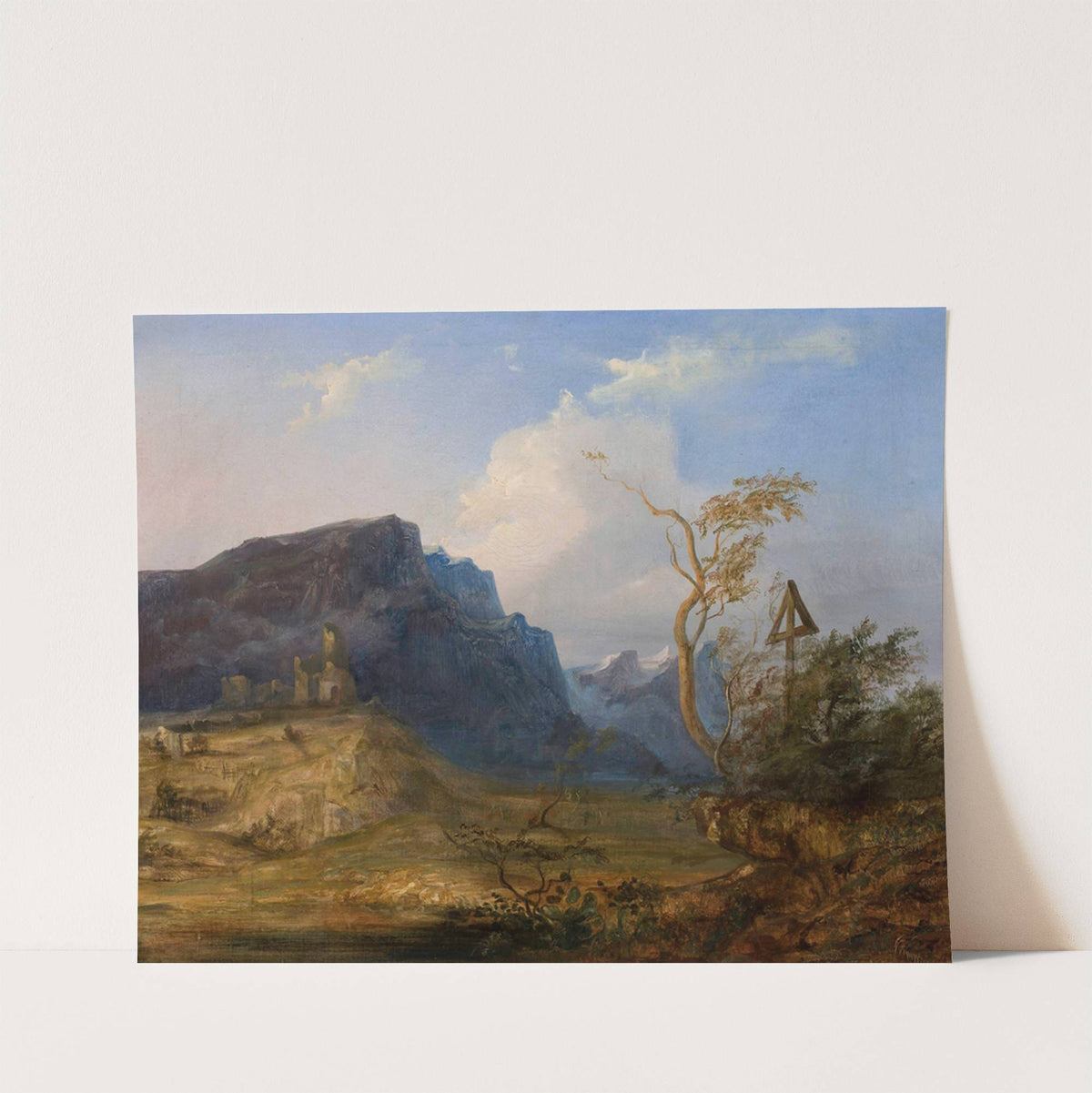 Mountain landscape by Jan Nepomucen Glowacki