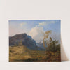 Mountain landscape by Jan Nepomucen Glowacki