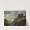 Mountain landscape by Jan van Aken