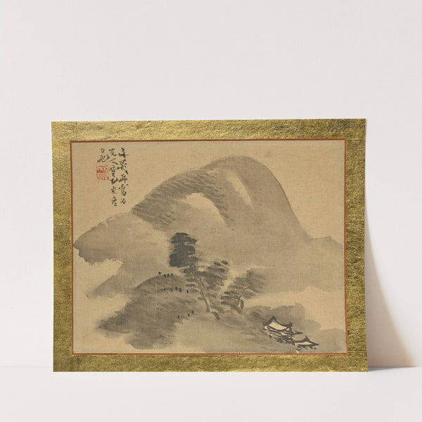 Mountain Landscape by Tani Bunchō