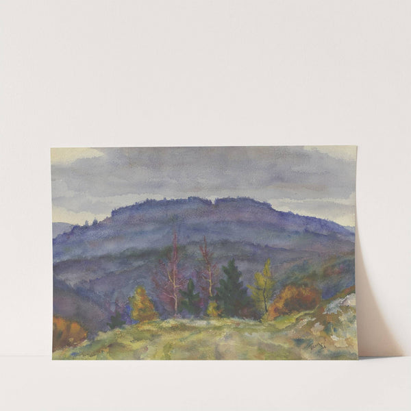 Mountain landscape by Friedrich Mook