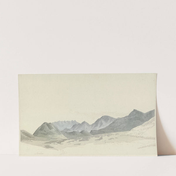 Mountain Landscape at Tusculum (c. 1809 - c. 1812) by Josephus Augustus Knip