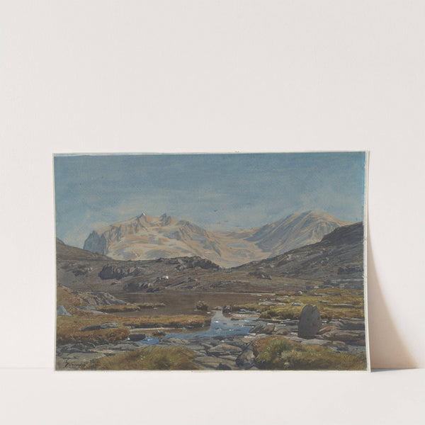 Mountain Landscape by Francois-Louis Français