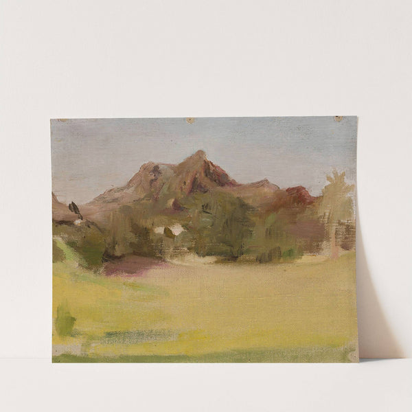 Mountain landscape. From the journey to India by Jan Ciągliński